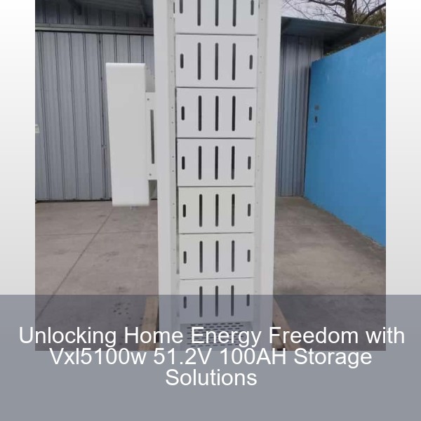 Unlocking Home Energy Freedom with Vxl5100w 51.2V 100AH Storage Solutions
